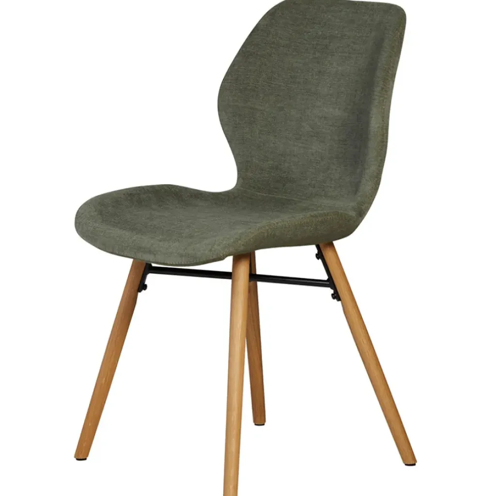 Fabrique de Styles Chaise salle à manger en tissu soft touch bouteillle - Keri* Chaises