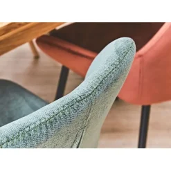 Fabrique de Styles Chaise salle à manger en tissu soft touch bouteillle - Keri* Chaises