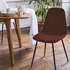 Fabrique de Styles Chaise salle à manger en velours côtelé - Scarlett* Chaises