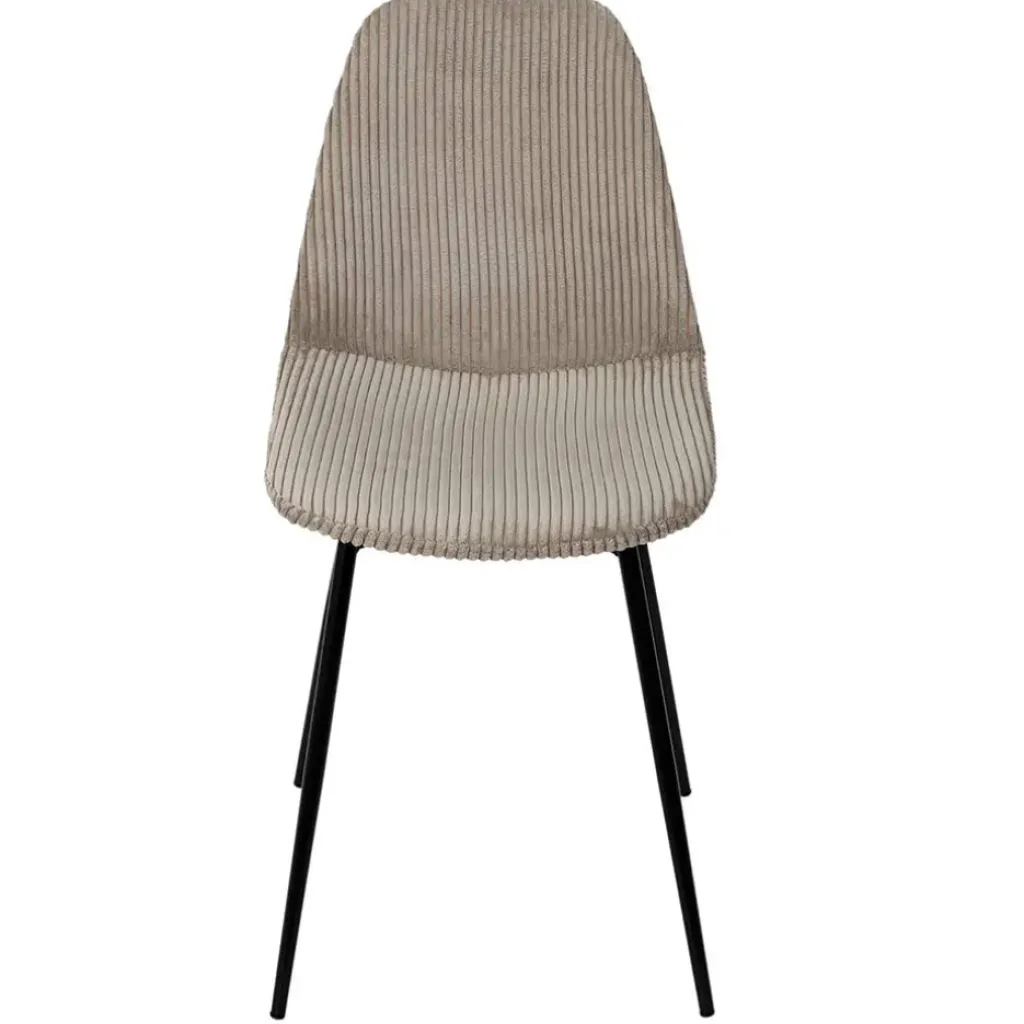 Fabrique de Styles Chaise salle à manger en velours côtelé - Scarlett* Chaises