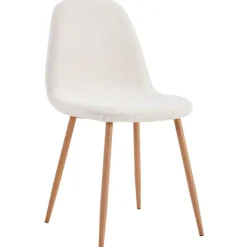 Fabrique de Styles Chaise salle à manger tissu bouclette - Freya* Chaises