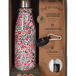 Fabrique de Styles Coffret bouteille isotherme fleurie* Gourdes