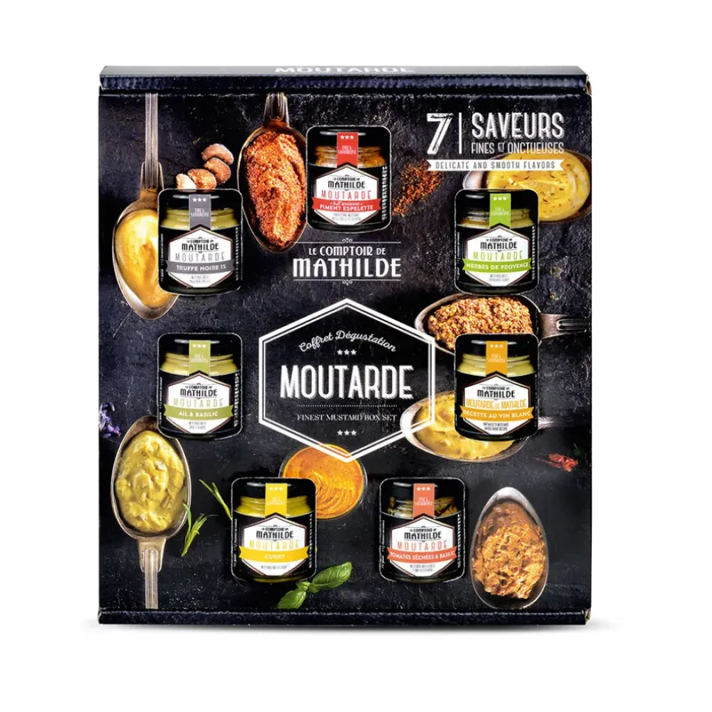 Fabrique de Styles Coffret dégustation moutardes 7x35g* Condiments Et Épices