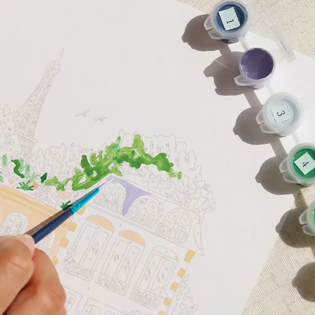 Fabrique de Styles Coffret peinture au numéro - paris* Loisirs Créatifs
