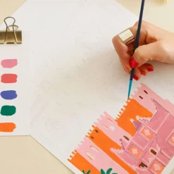 Fabrique de Styles Coffret peinture au numéro Sunset in morocco* Loisirs Créatifs