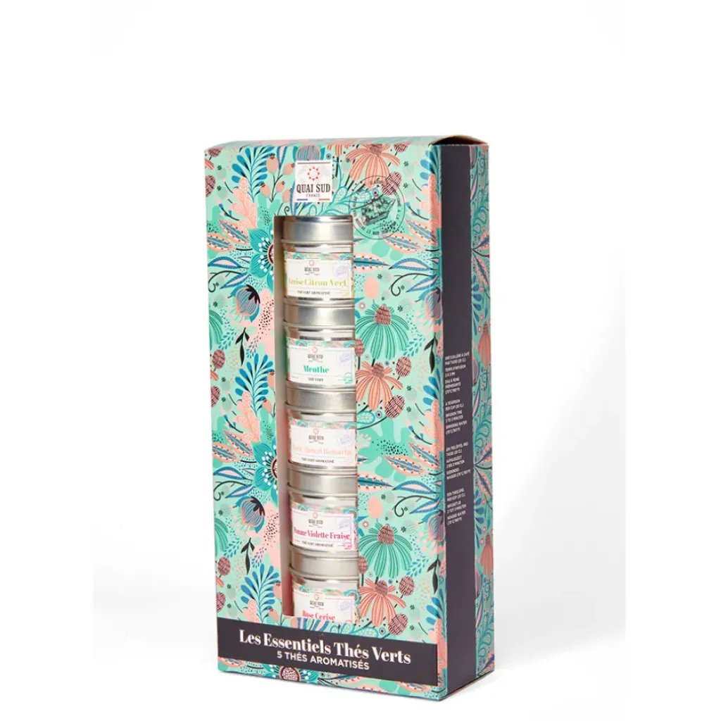 Fabrique de Styles Coffret "les essentiels" the vert - 5 mini boîtes* Cafés, Thés Et Infusions