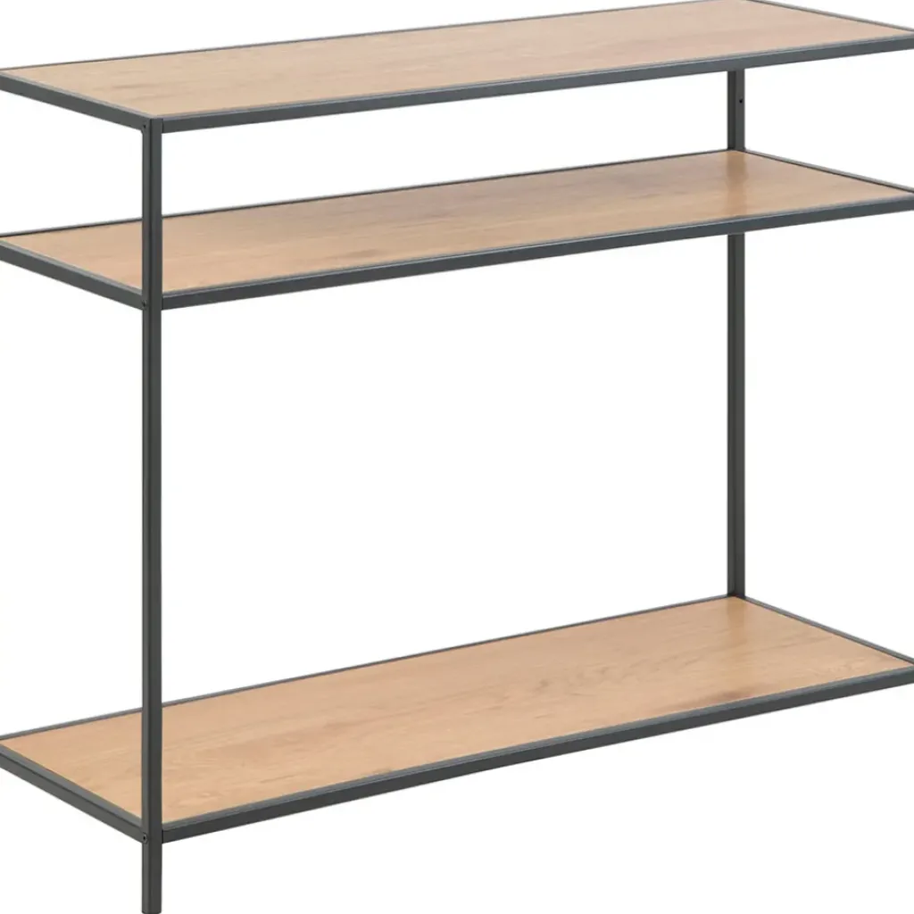 Fabrique de Styles Console 3 étagères en chêne et métal - Senzo* Consoles
