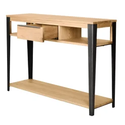 Fabrique de Styles Console 1 tiroir en chêne massif - Manny* Consoles