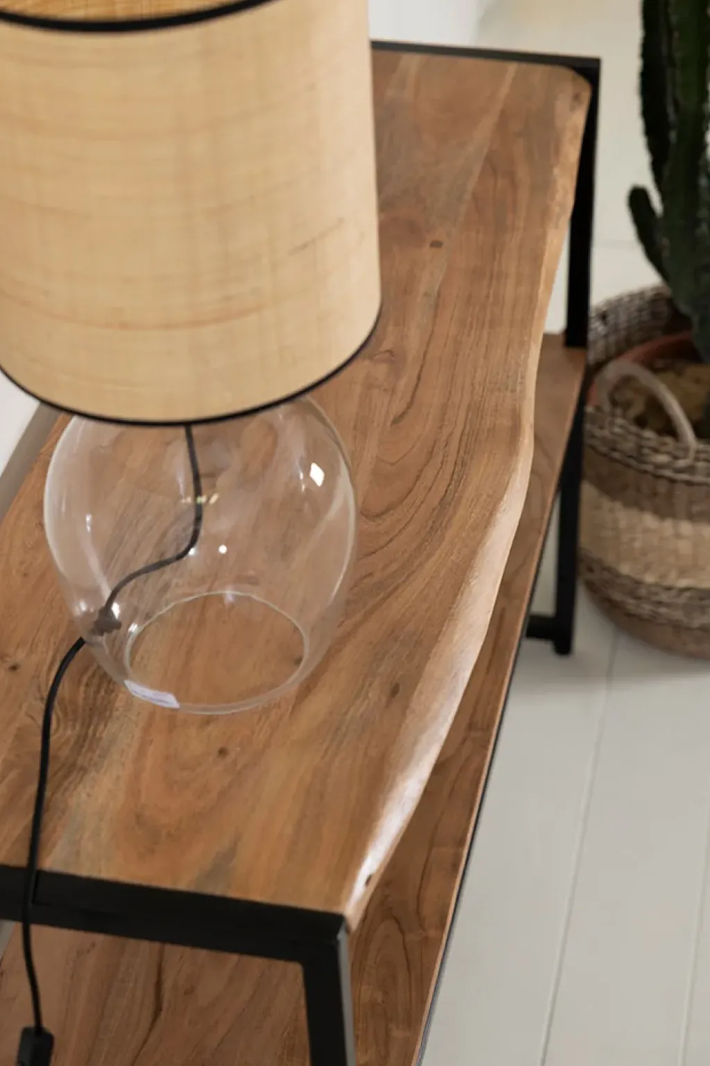 Fabrique de Styles Console en acacia et pieds en fer noir - Brooklyn* Consoles