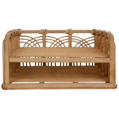 Fabrique de Styles Corbeille a papier 2 niveaux essencia bambou et rotin* Paniers Et Corbeilles