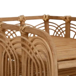 Fabrique de Styles Corbeille a papier 2 niveaux essencia bambou et rotin* Paniers Et Corbeilles