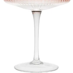 Fabrique de Styles Coupe champagne striée en verre - Funny* Verres À Alcool