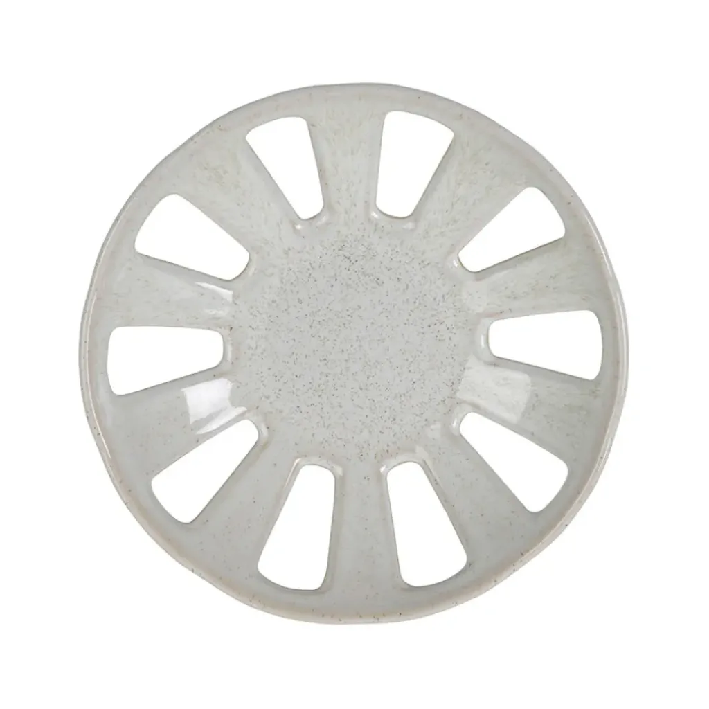 Fabrique de Styles Coupe en grès moucheté d23cm - Organic* Plats Et Saladiers