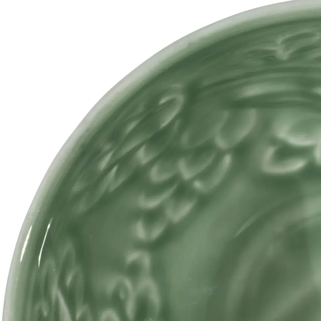 Fabrique de Styles Coupelle en fer (x2) ivoire et sauge d14cm - Floraly* Bols Et Coupelles