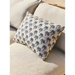 Fabrique de Styles Coussin en coton cassé 55x35cm - Palme* Coussins Et Housses