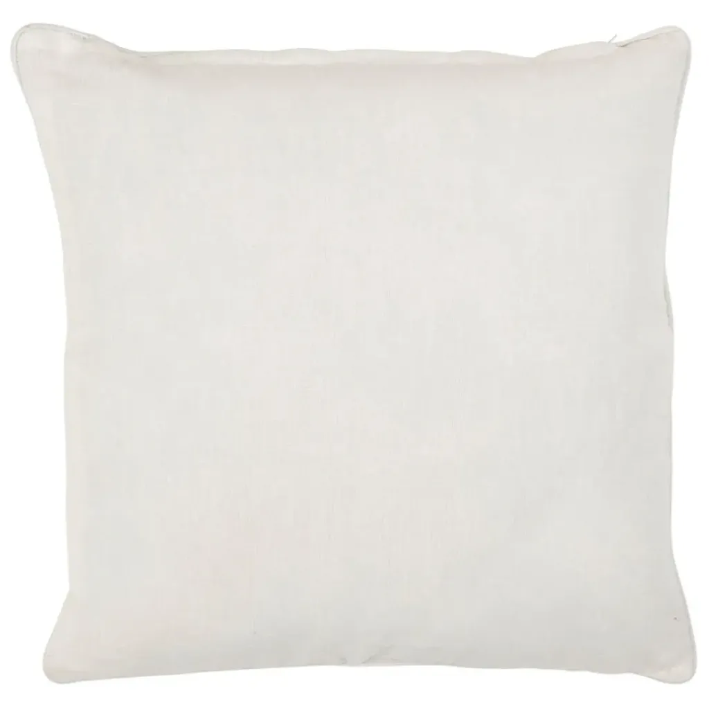 Fabrique de Styles Coussin en lin fleur des champs rose et blanc 45x45cm - Louise* Coussins Et Housses