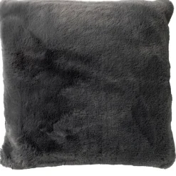 Fabrique de Styles Coussin zaya charcoal gray gris fonce 45x45cm* Coussins Et Housses