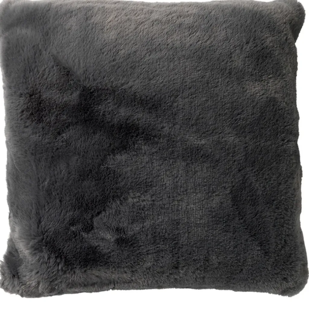 Fabrique de Styles Coussin zaya charcoal gray gris fonce 45x45cm* Coussins Et Housses