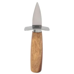 Fabrique de Styles Couteau huitre en inox et bois - Ablis* Ustensibles De Cuisine