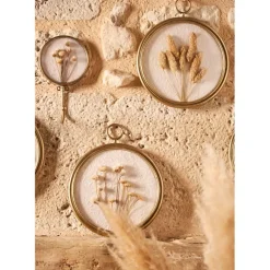 Fabrique de Styles Crochet en fer (x2) fleurs séchées* Patères