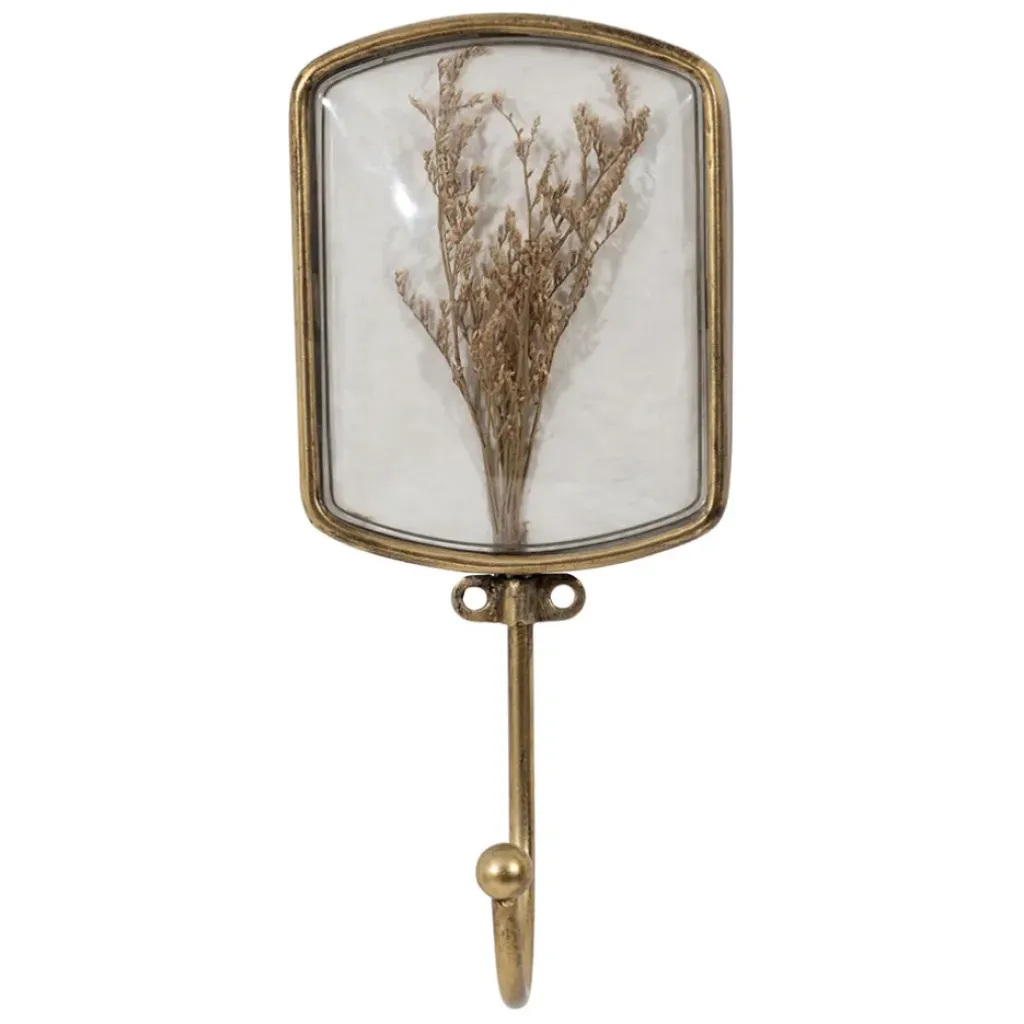 Fabrique de Styles Crochet en fer (x2) fleurs séchées* Patères