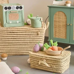 Fabrique de Styles Déco aubergine en corde mauve et vert - P'tit légume*Enfant Déco