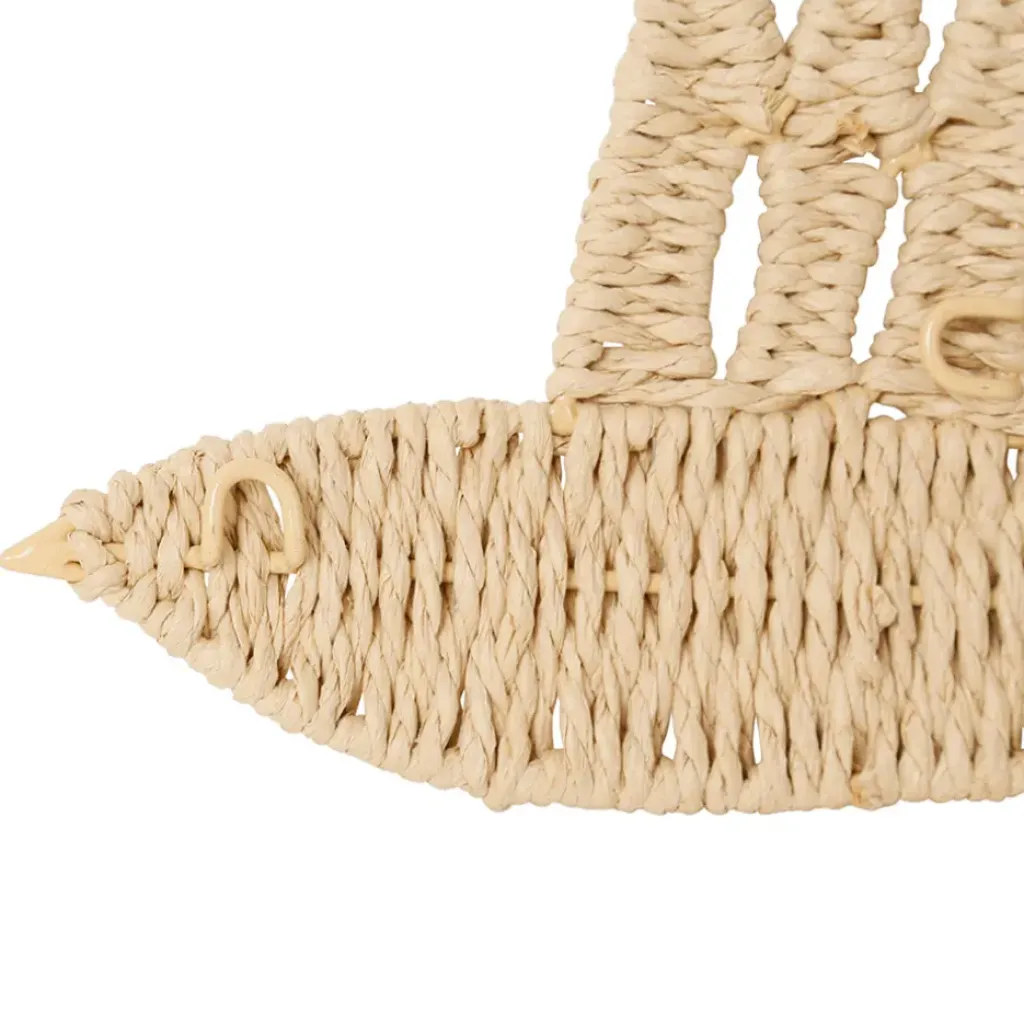 Fabrique de Styles Déco murale oiseau en corde - Magic blue* Déco À Suspendre Et Adhésive