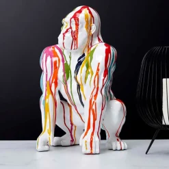 Fabrique de Styles Décoration gorille blanc rainbow* Petits Objets Déco