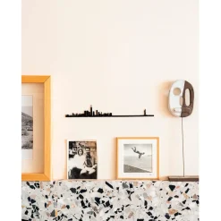 Fabrique de Styles Décoration murale ligne en acier NYC L50cm* Déco À Suspendre Et Adhésive