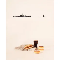 Fabrique de Styles Décoration murale ligne en acier NYC L50cm* Déco À Suspendre Et Adhésive