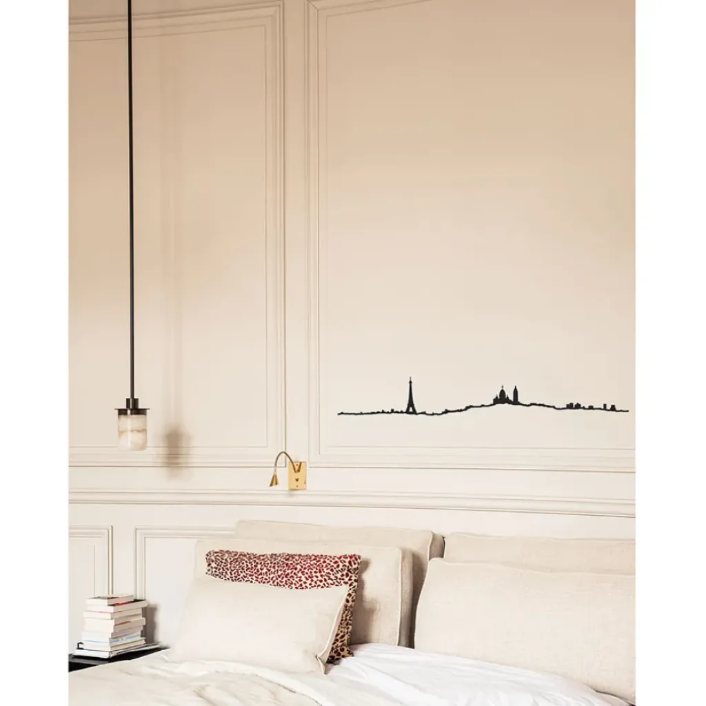 Fabrique de Styles Décoration murale ligne Paris 50cm* Déco À Suspendre Et Adhésive