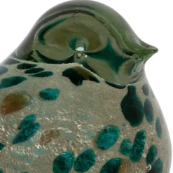 Fabrique de Styles Deco moineau emeraude et doré - Serin* Petits Objets Déco