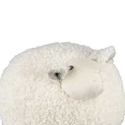 Fabrique de Styles Deco mouton shaggy creme 30x30xh30cm polyester*Enfant Doudous Et Peluches