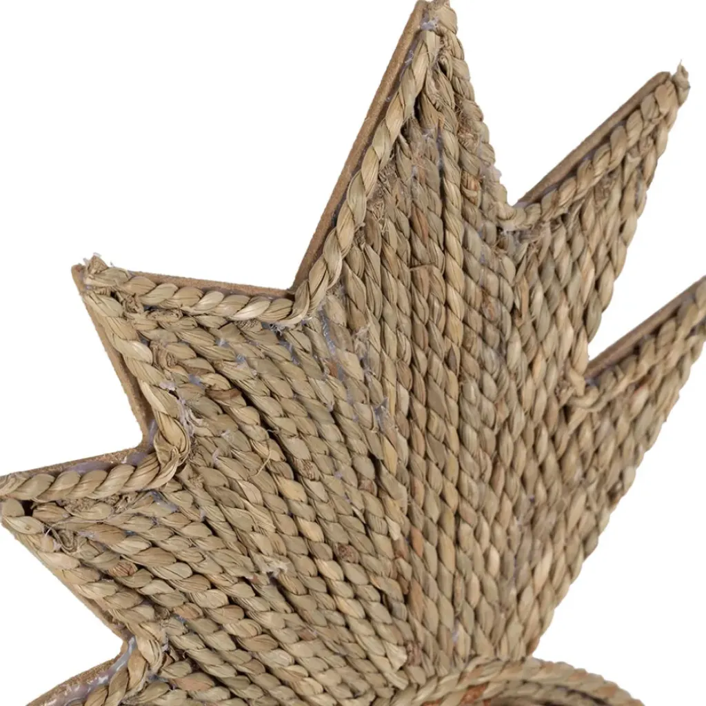 Fabrique de Styles Deco murale ananas en coquillage naturel et blanc - Cauri* Déco À Suspendre Et Adhésive