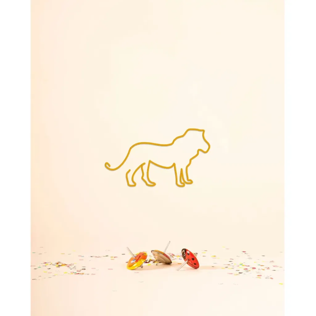 Fabrique de Styles Deco murale en acier 30x15cm - Lion*Enfant Déco