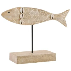 Fabrique de Styles Deco poisson un été à la mer en manguier et fer* Petits Objets Déco