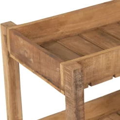 Fabrique de Styles Desserte 3 niveaux en bois recyclé h70cm - Campagne* Bibliothèques Et Étagères