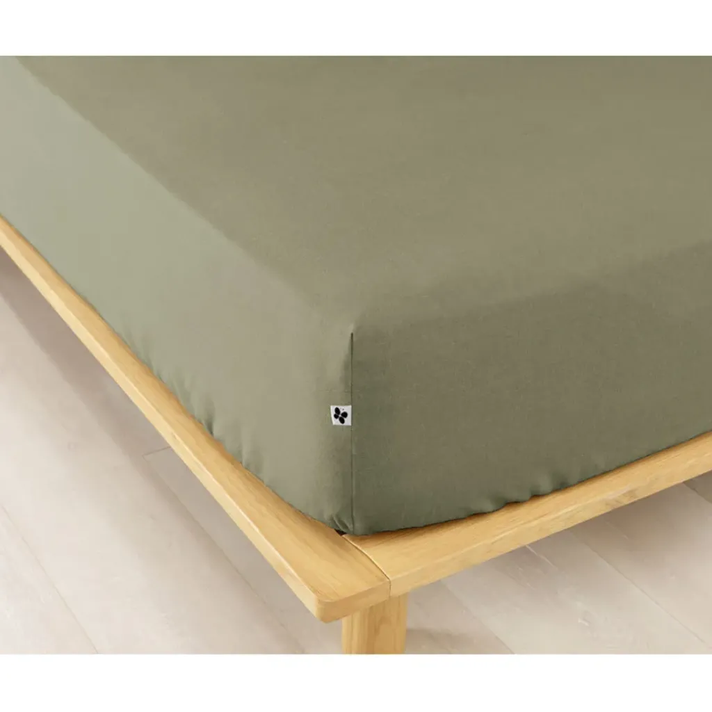 Fabrique de Styles Drap housse en flanelle romarin 160x200cm - Candice* Draps Housses