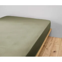 Fabrique de Styles Drap housse en gaze de coton 140x190cm - Gaia* Draps Housses