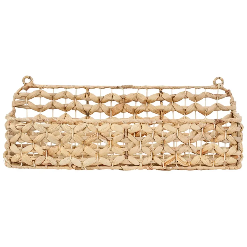 Fabrique de Styles Etagere murale un été a la mer en jacinthe d'eau et fer* Étagères Murales