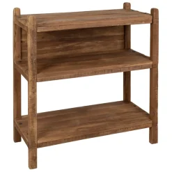 Fabrique de Styles Etagère 3 niveaux en bois recyclé 90x35xh100cm - Campagne* Bibliothèques Et Étagères