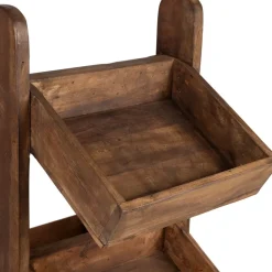 Fabrique de Styles Etagère 3 plateaux en bois recyclés naturel H100cm - Campagne* Ilots Et Dessertes
