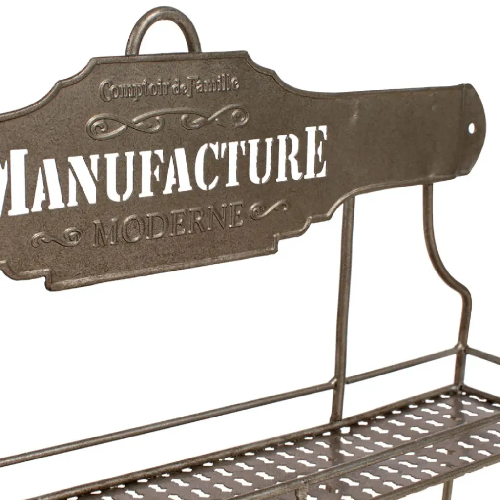 Fabrique de Styles Etagère pour pot à épices en fer - manufacture* Petits Rangements