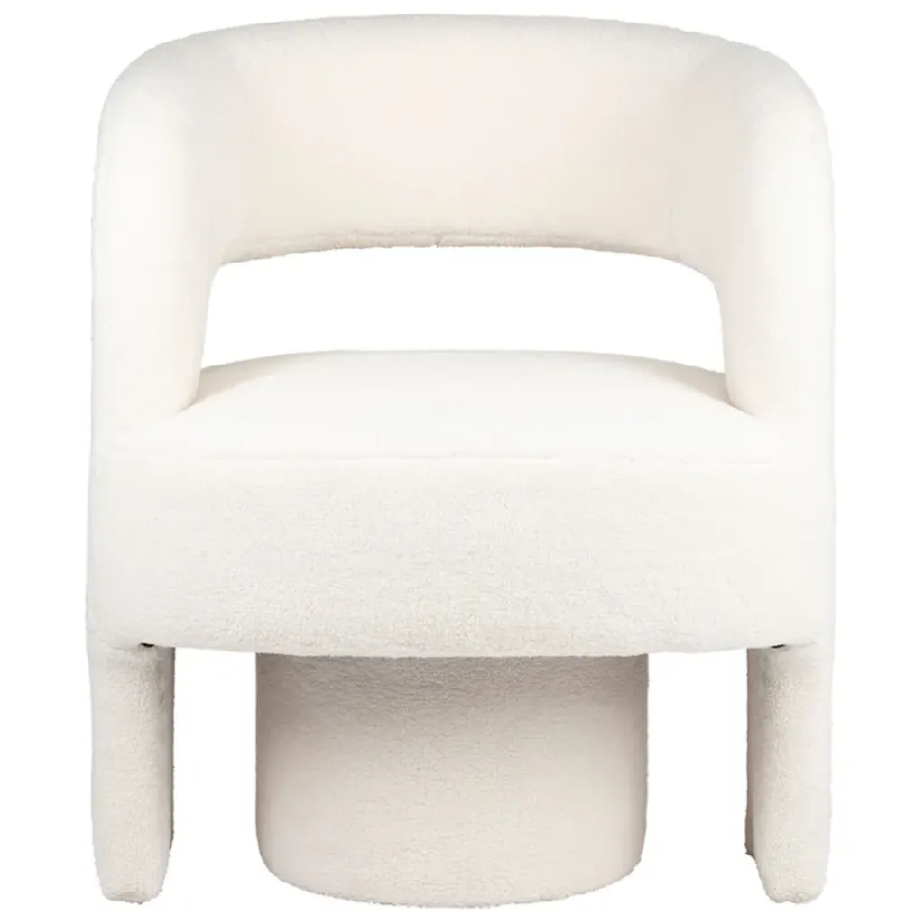 Fabrique de Styles Fauteuil avec tabouret bouclette - Organic* Fauteuils