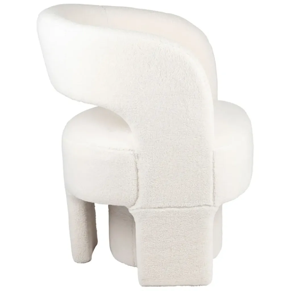 Fabrique de Styles Fauteuil avec tabouret bouclette - Organic* Fauteuils