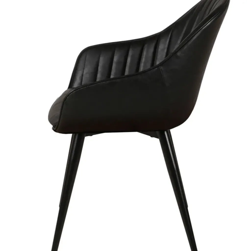 Fabrique de Styles Fauteuil de salle à manger effet cuir - Ben* Chaises