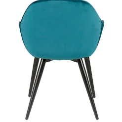 Fabrique de Styles Fauteuil de salle à manger en velours - Ben* Chaises