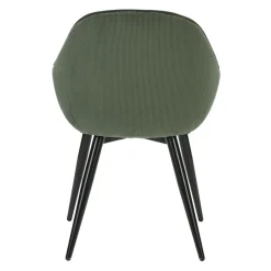 Fabrique de Styles Fauteuil de salle à manger en velours côtelé - Ben* Chaises