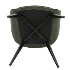 Fabrique de Styles Fauteuil de salle à manger en velours côtelé - Ben* Chaises