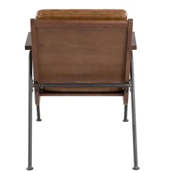 Fabrique de Styles Fauteuil effet cuir clair - Lewis* Fauteuils